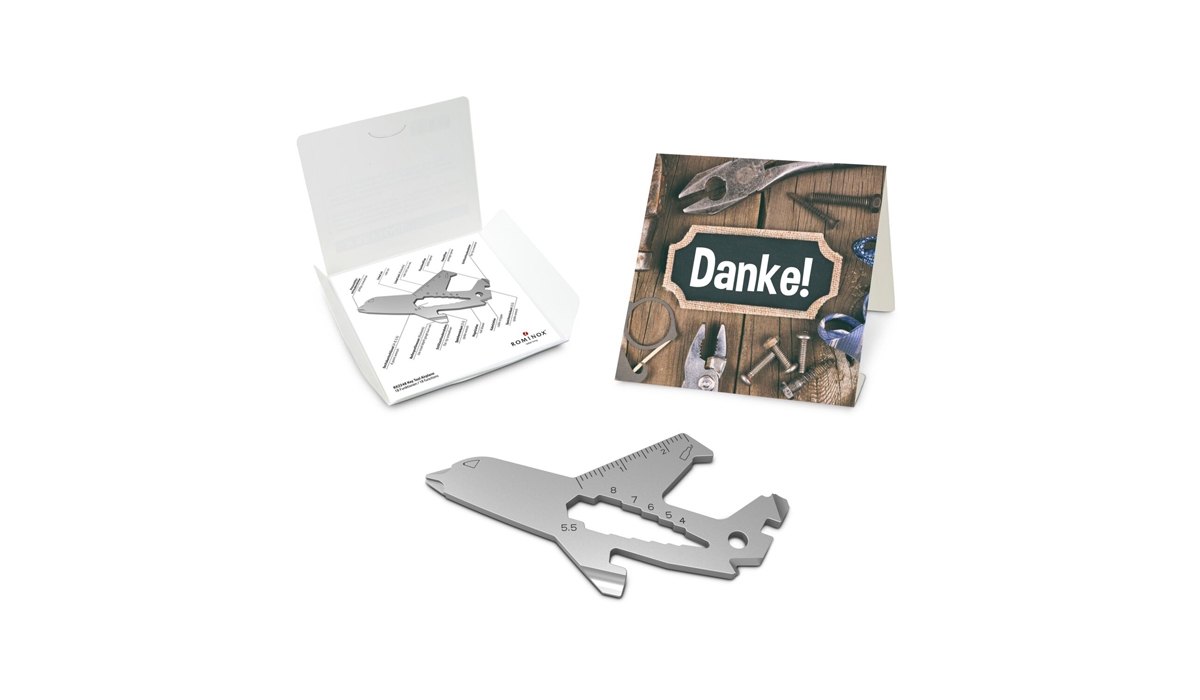 ROMINOX® Key Tool Airplane (18 functions) Danke