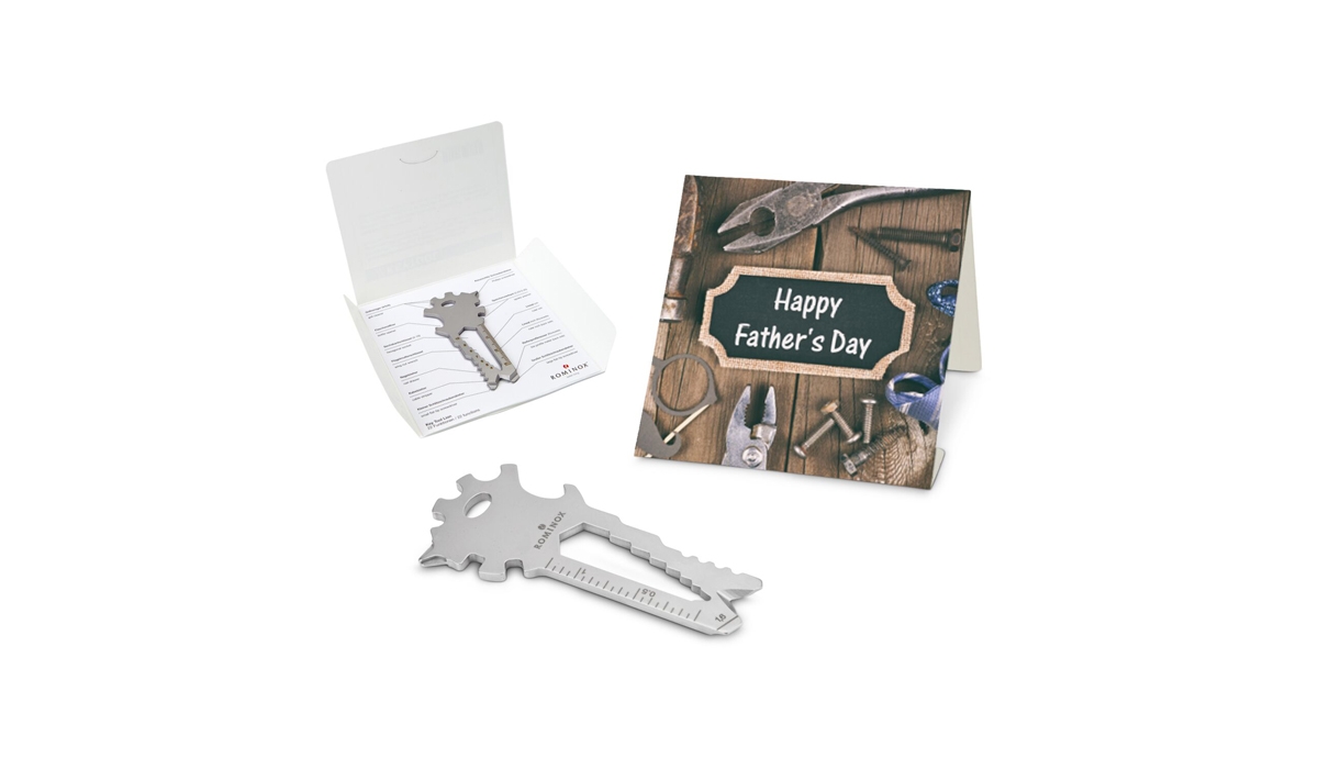 ROMINOX® Key Tool Lion (22 Funktionen) Happy Father's Day