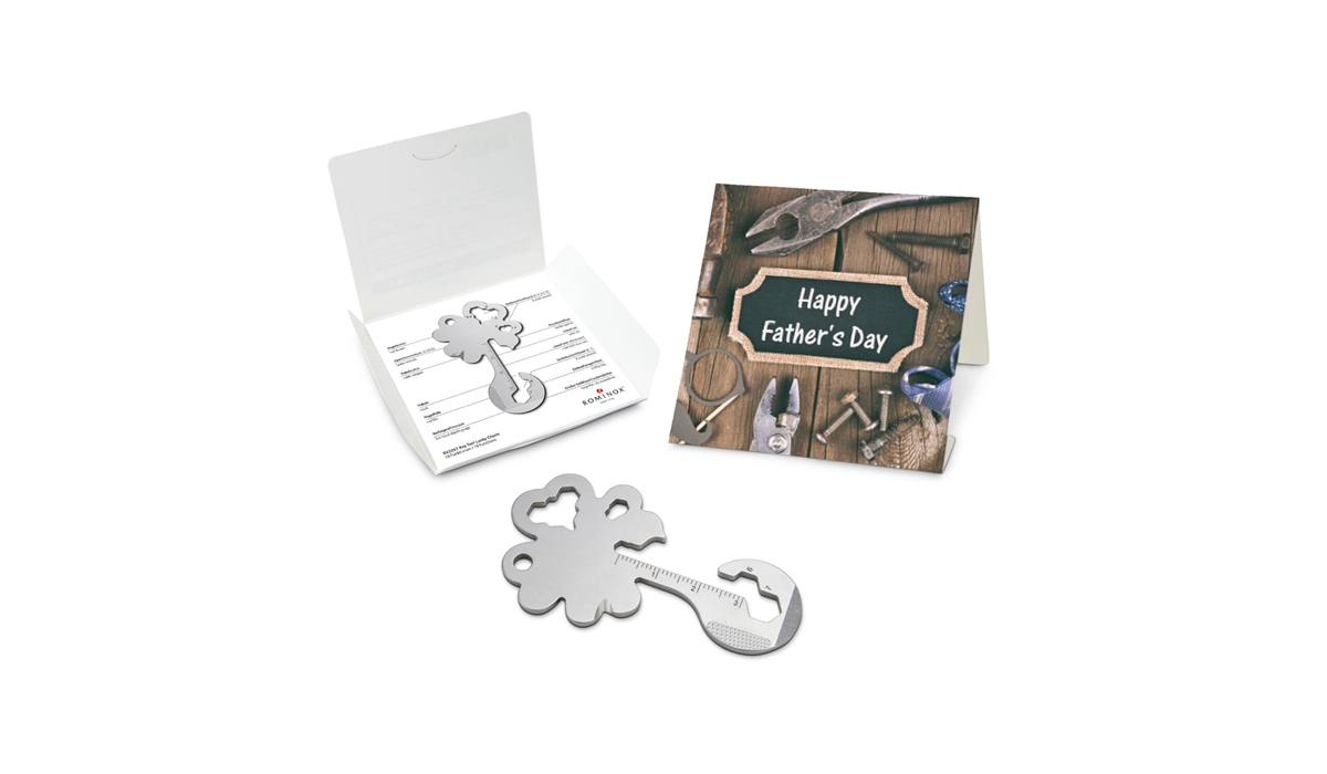 ROMINOX® Key Tool Lucky Charm (19 Funktionen) Happy Father's Day