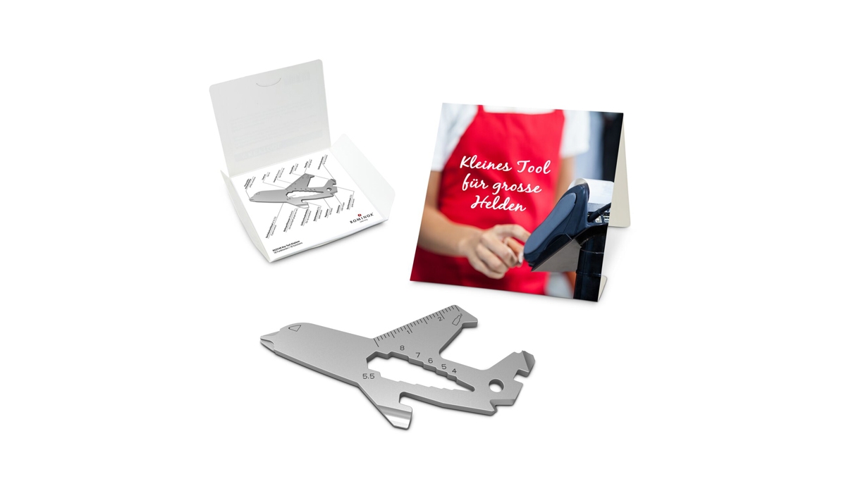 ROMINOX® Key Tool Airplane (18 Funktionen) Große Helden (Einzelhandel)