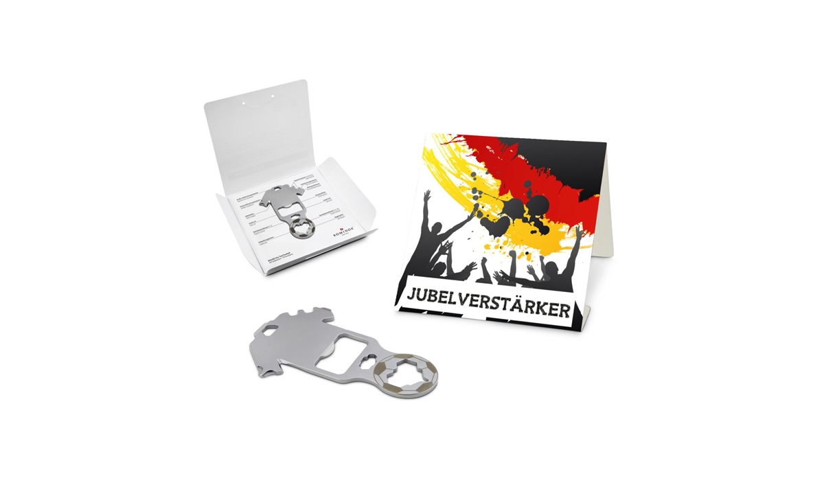 ROMINOX® Key Tool Football (18 functions) Germany Fan Jubelverstärker