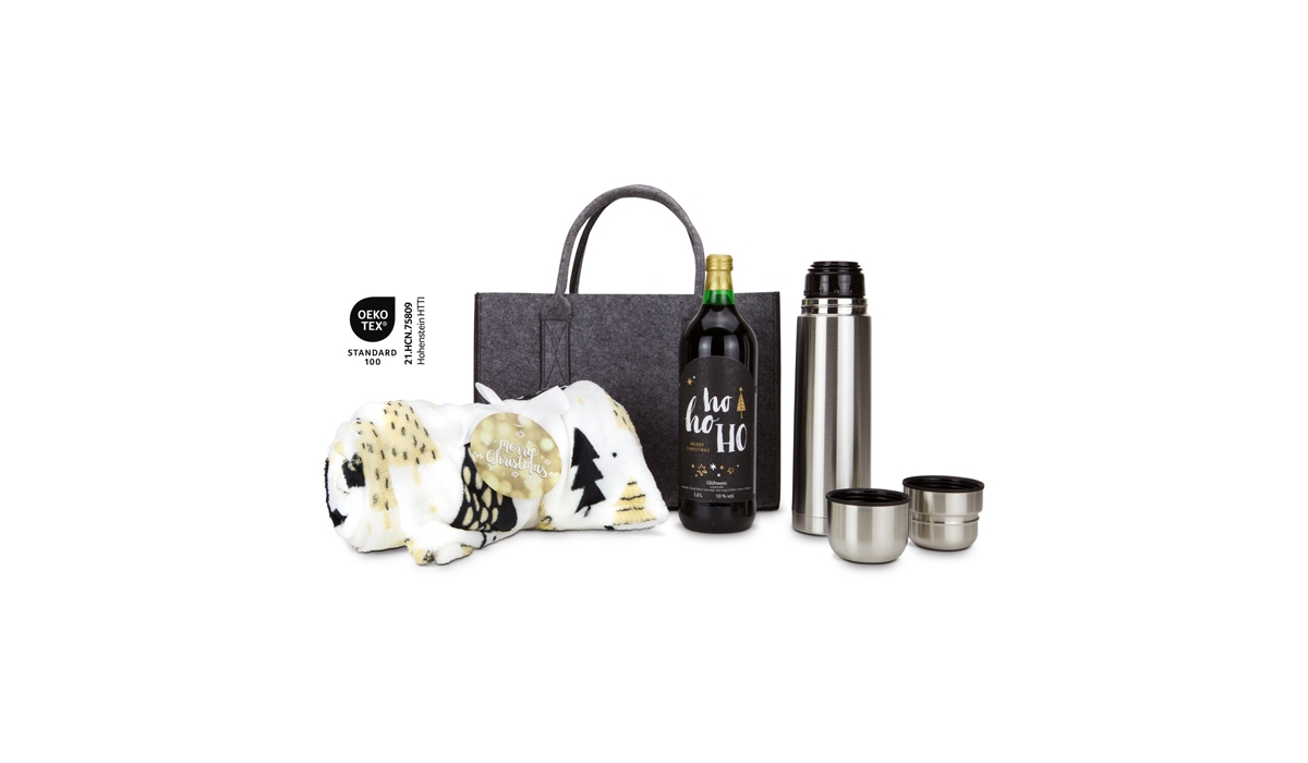 Geschenkset / Präsenteset: Gemütliche Filztasche