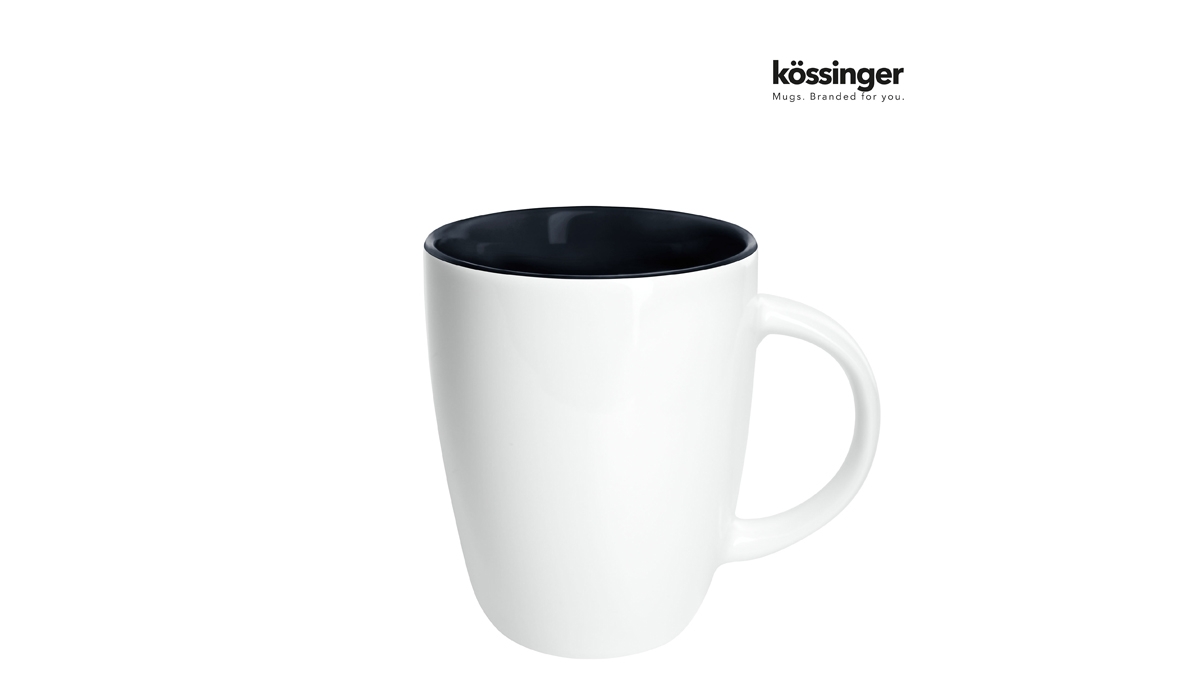 Mug Elektra inside sublimation - black