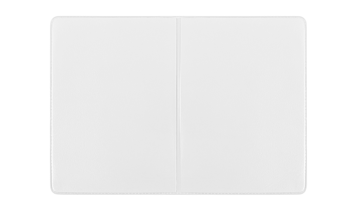 ID card pocket 2-fold normal foil white