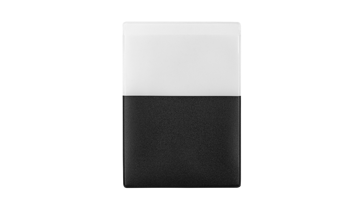 Car licence cover Steck! Reflective foil anthracite