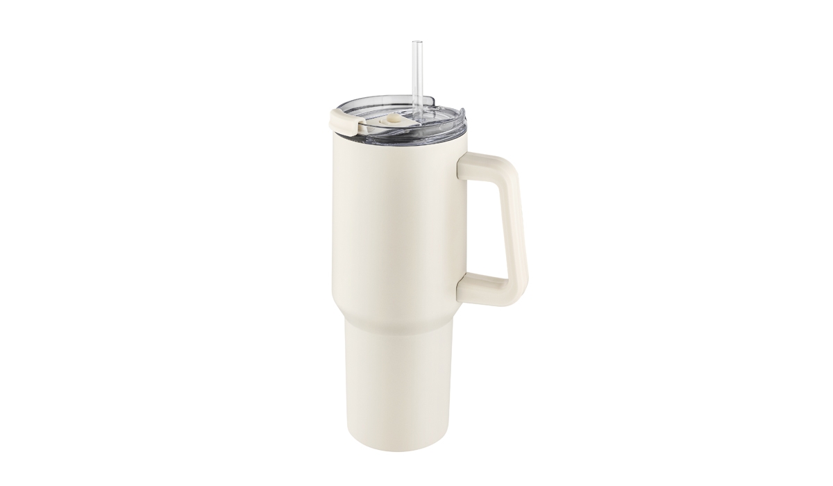 Thermobecher CremaExtensaMaxima weiß