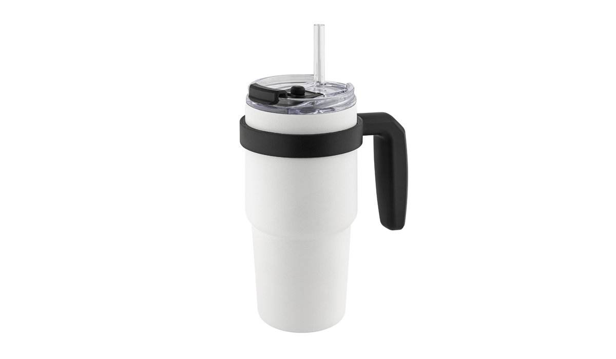 Thermobecher MyFlexiCeramic weiß