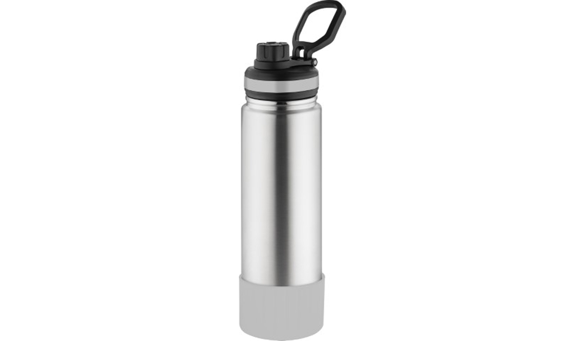 thermos flask GenerationRefillTheOneDeLuxe silver/ring top white