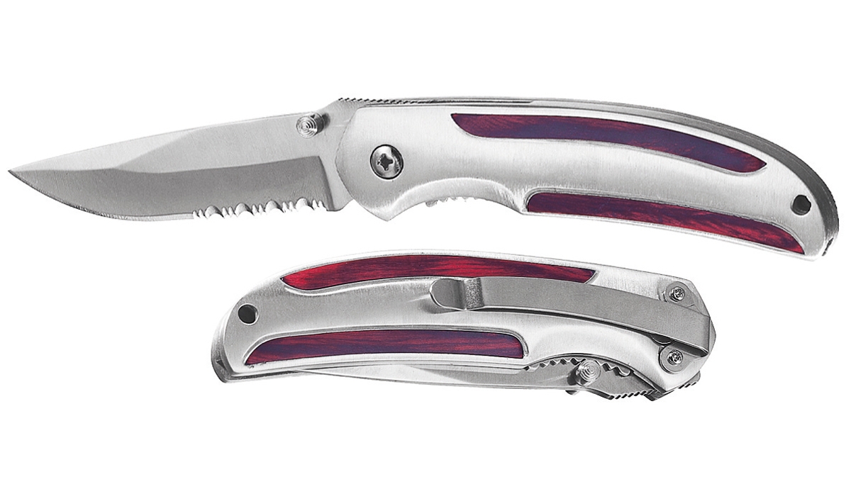 professional&leisure knife Wood silver