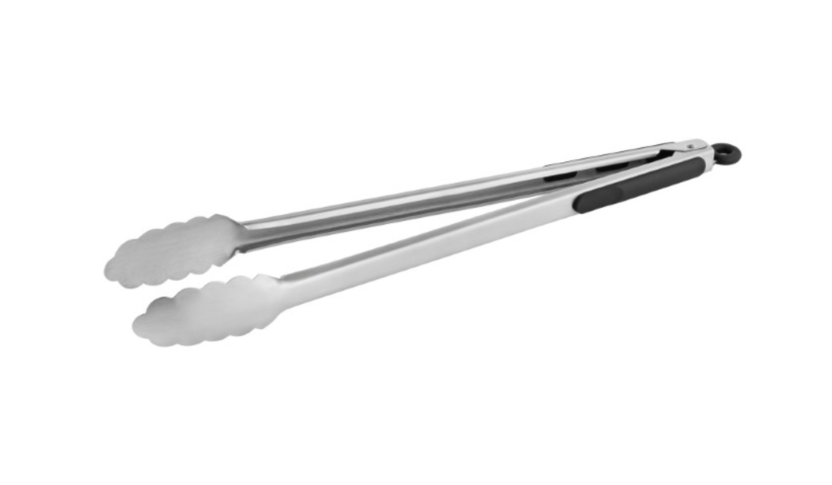 barbecue tongs Thrill4GrillTongs silver