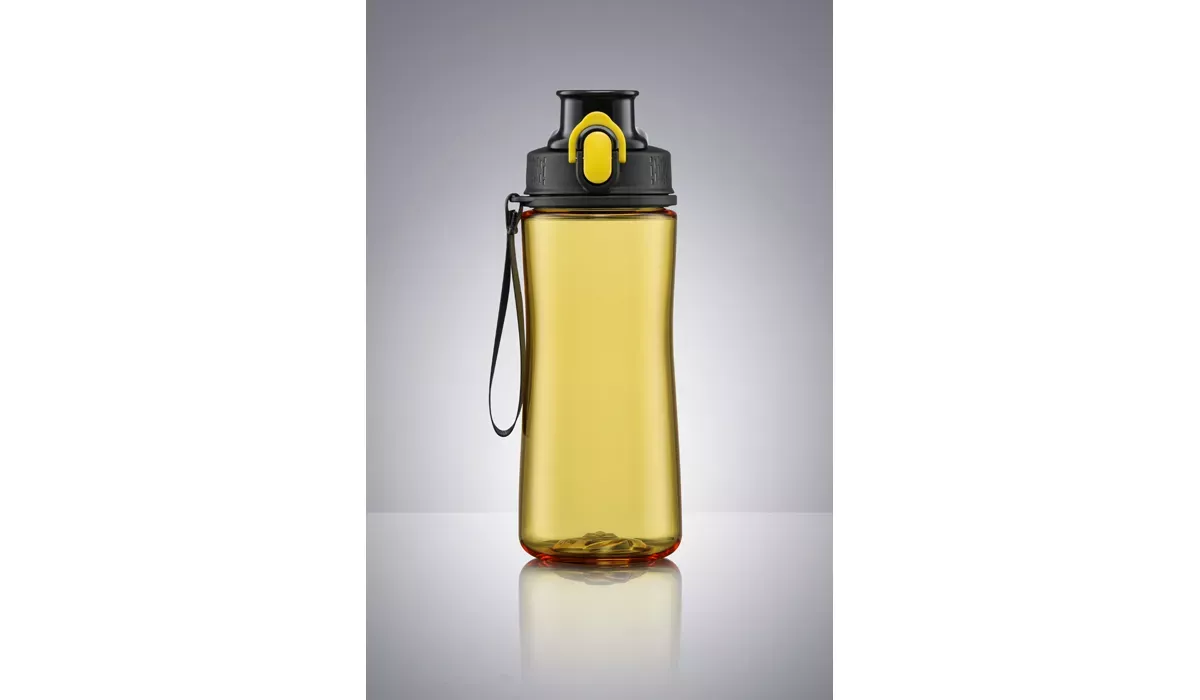 NEON-Wasserflasche gelb, 550 ml