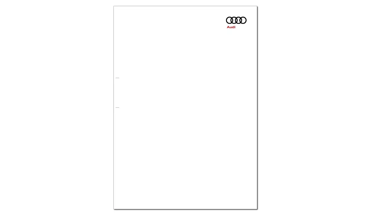 AUDI Partner LOGO Stationery