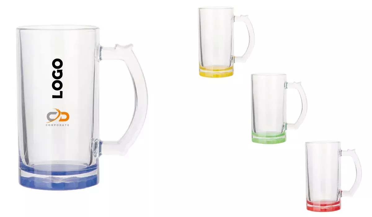 Glasbierkrug klar 470 ml