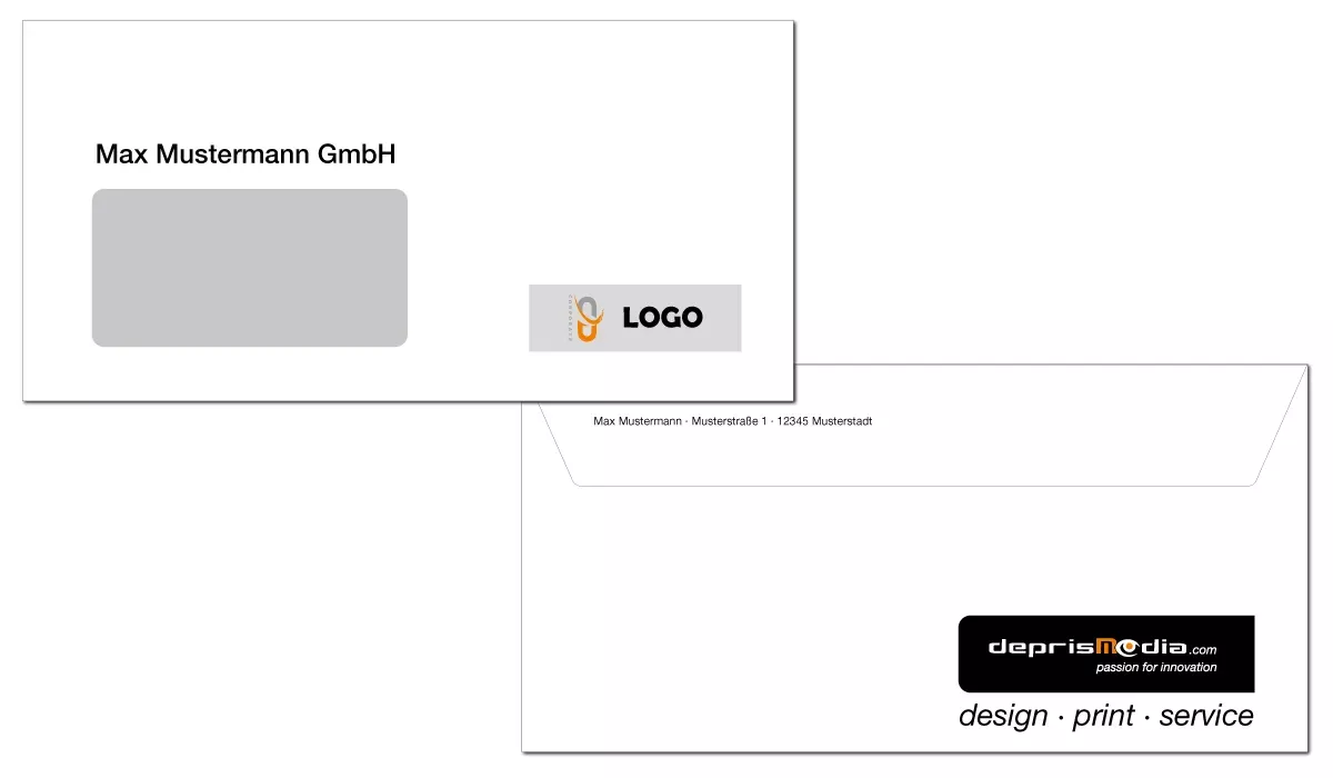 Envelope DIN long (4-colors CMYK)