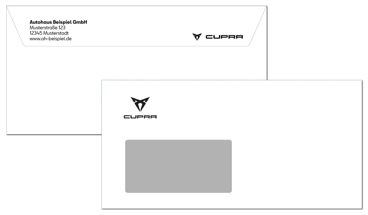 CUPRA Envelopes 1-colored black