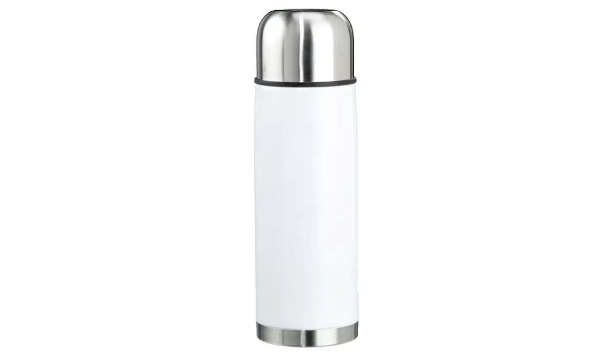Edelstahl Thermosflasche  750 ml - weiß