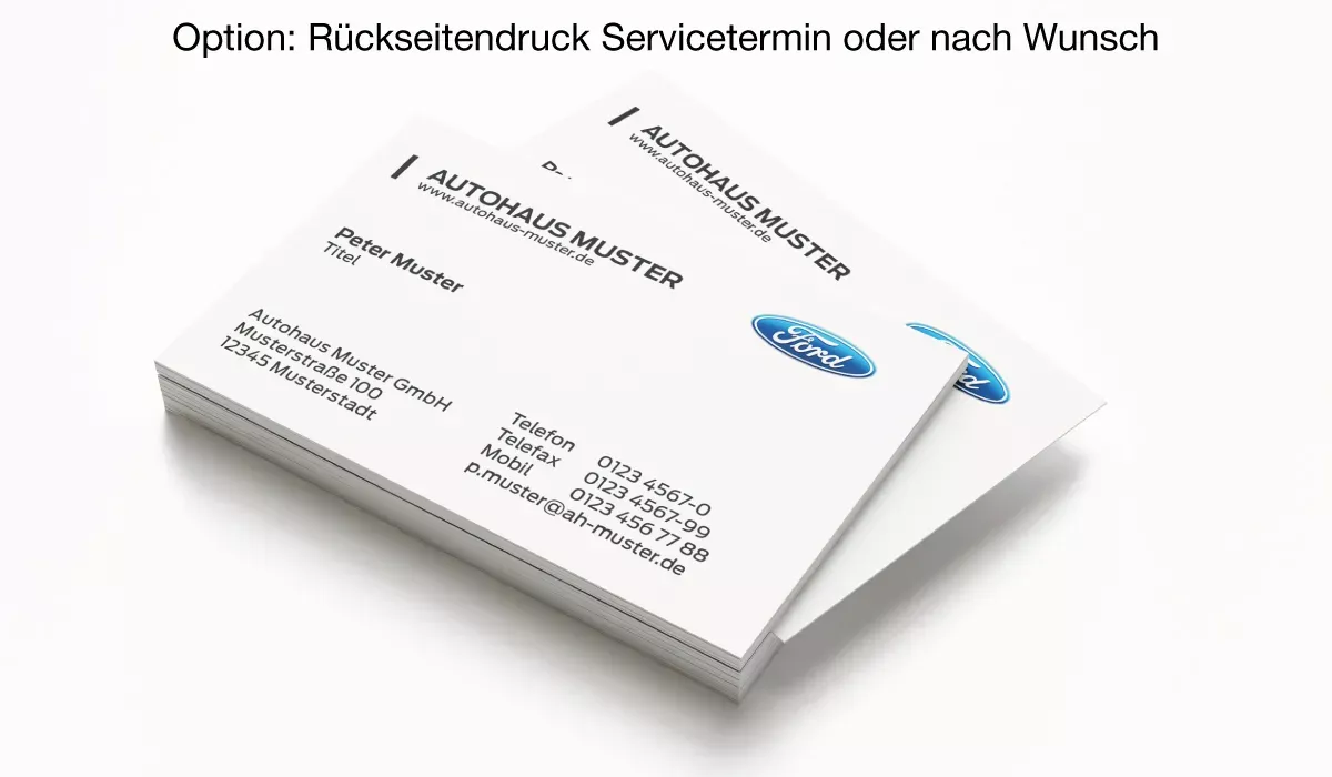 FORD Standard Business cards