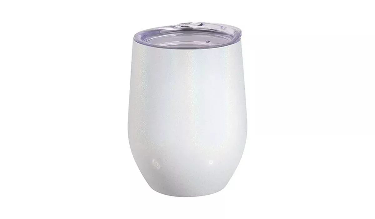 Glühweintasse 360 ml - weiß schillernd