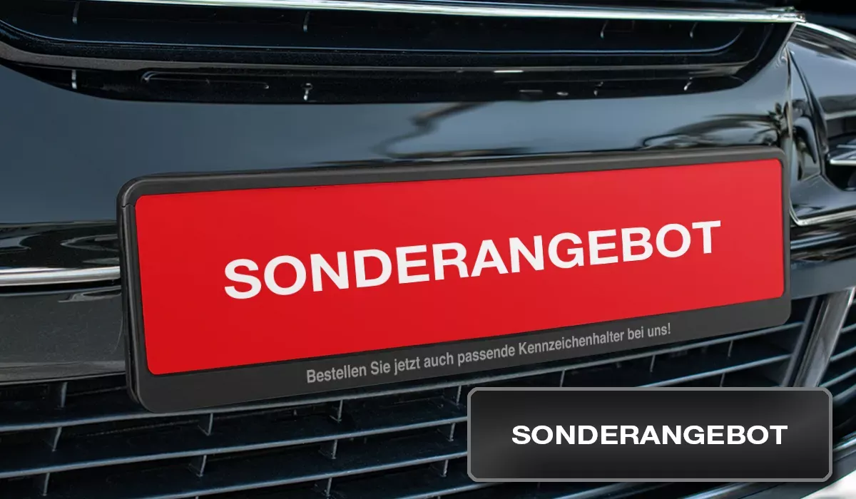 Sonderangebot Kennzeicheneinleger