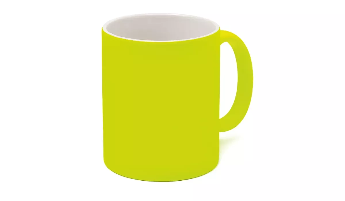 Keramiktasse Neon 330 ml - gelb