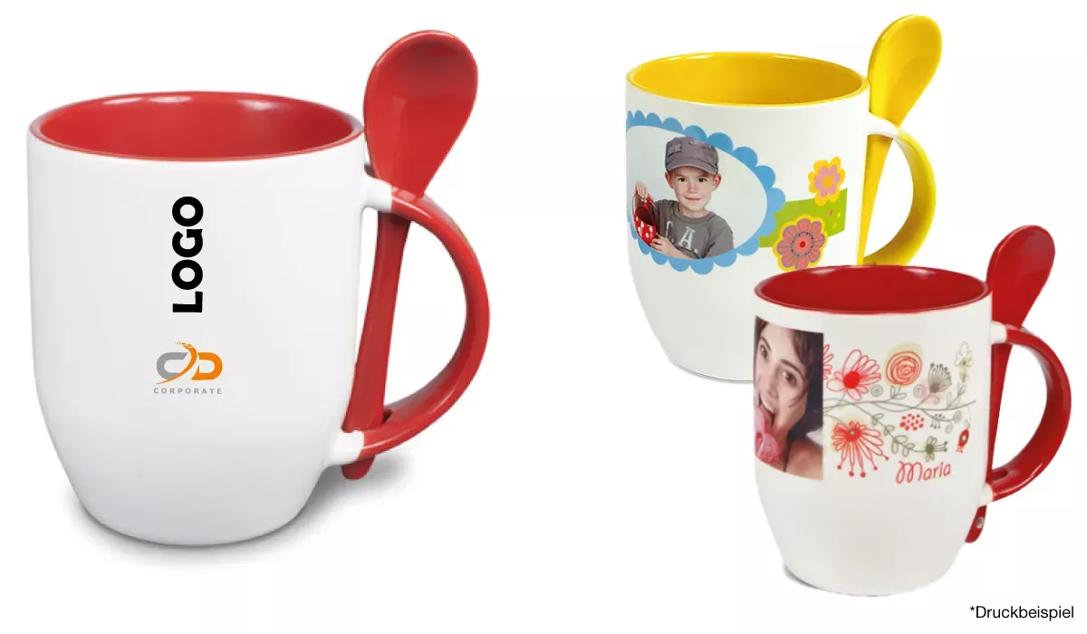 Löffeltasse aus Keramik 360 ml