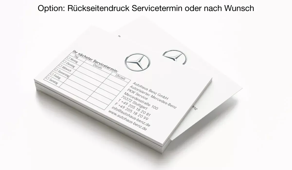 MERCEDES-BENZ Terminkarten Version 2