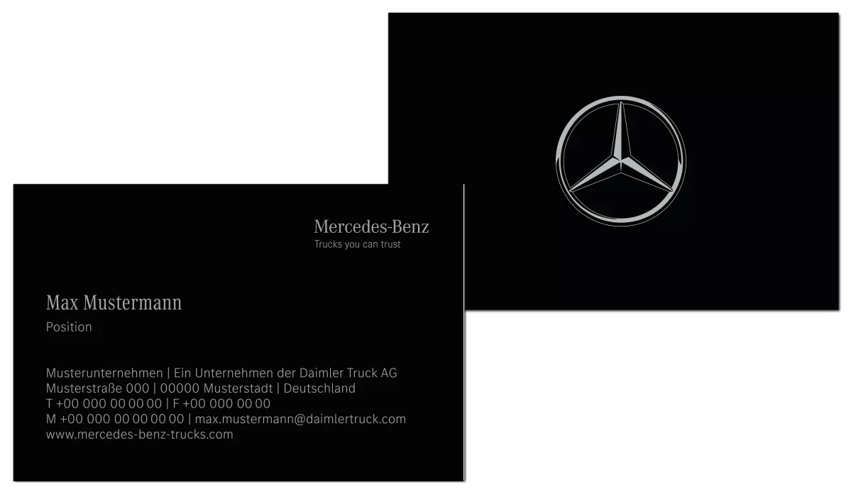 MERCEDES-BENZ Trucks Business cards