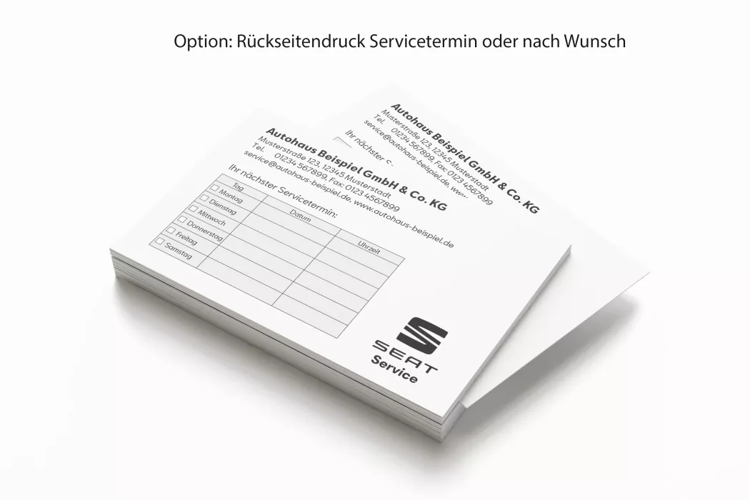 SEAT Service Terminkarten Version 2