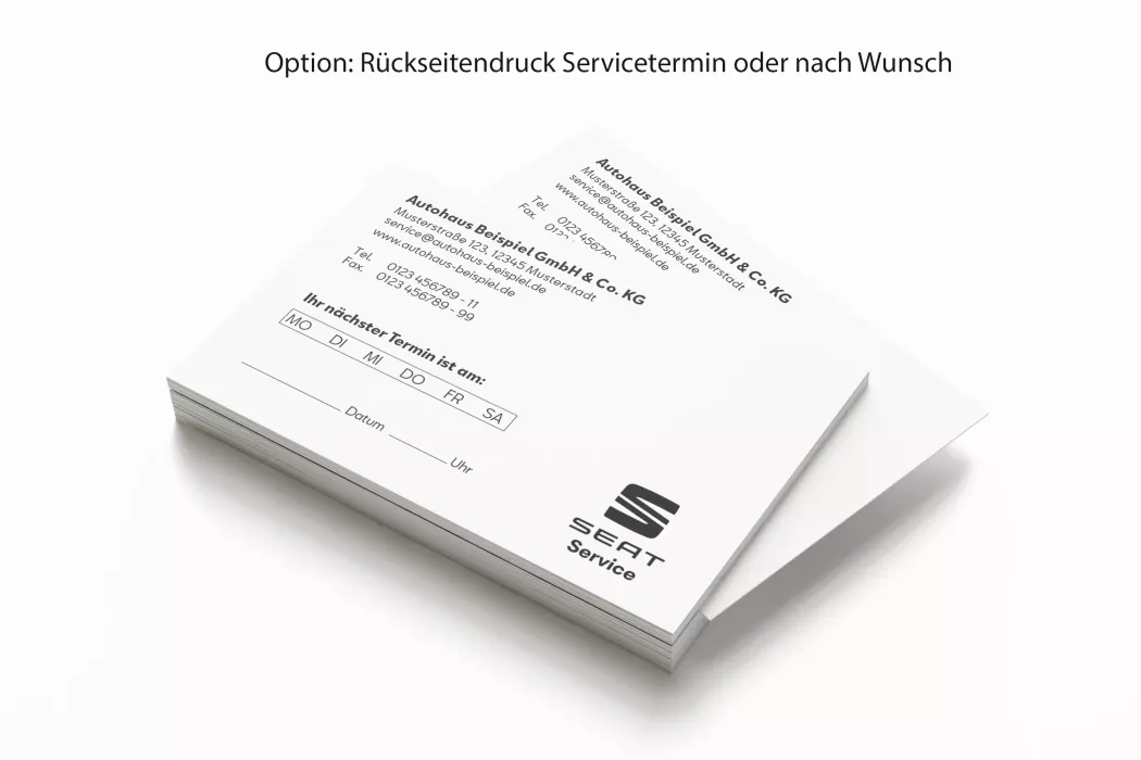 SEAT Service Terminkarten Version 3