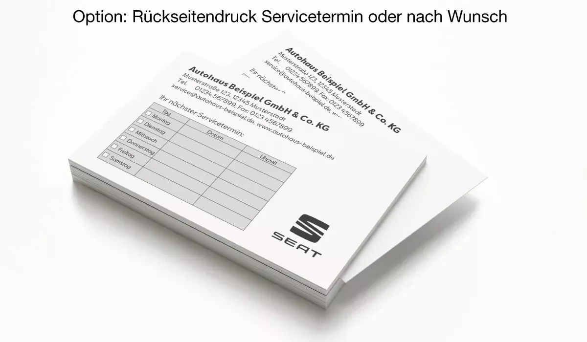 SEAT Terminkarten Version 2