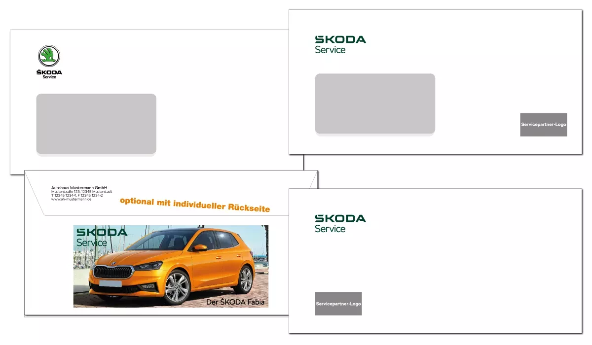 ŠKODA Service Envelopes