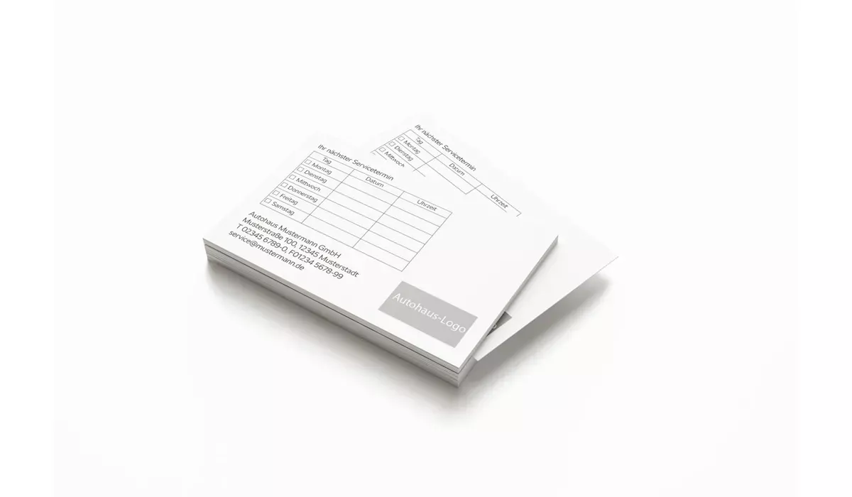 ŠKODA Appointment cards Version 2