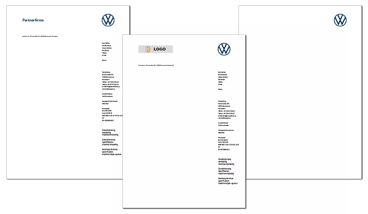 VW Partner Stationery