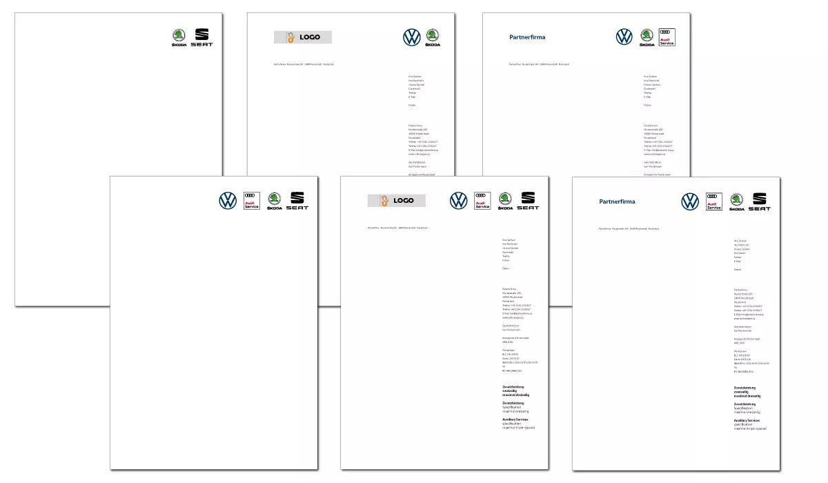 VW Multi Brand Stationery