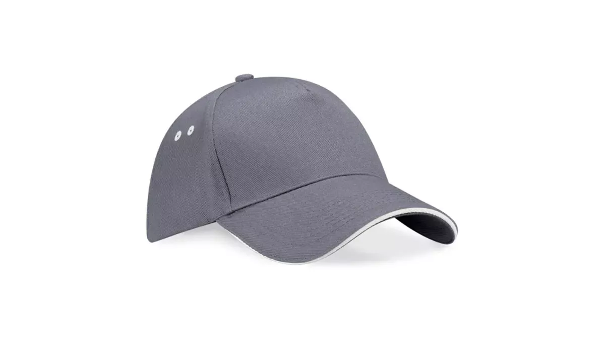 Beechfield Ultimate 5 Panel Cap - graphite grey/oyster grey