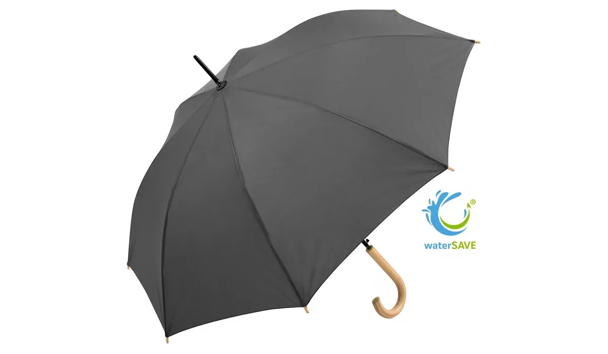 AC-Stockschirm Oekobrella - grau wS