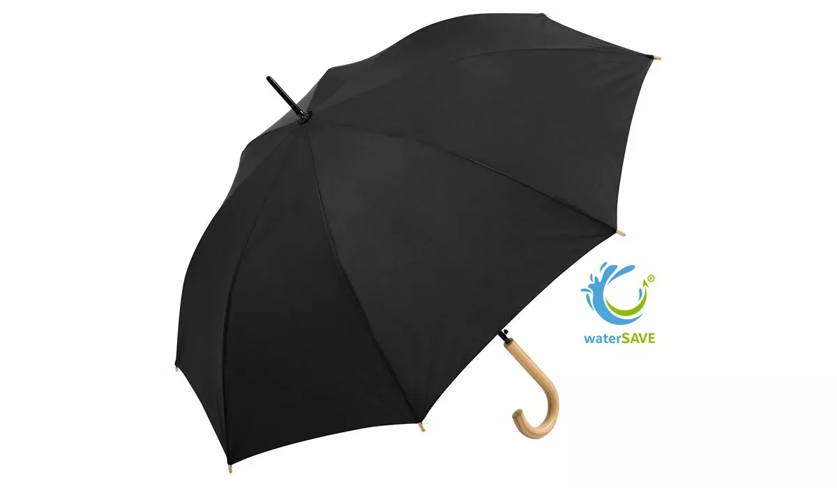 AC-Stockschirm Oekobrella - schwarz wS