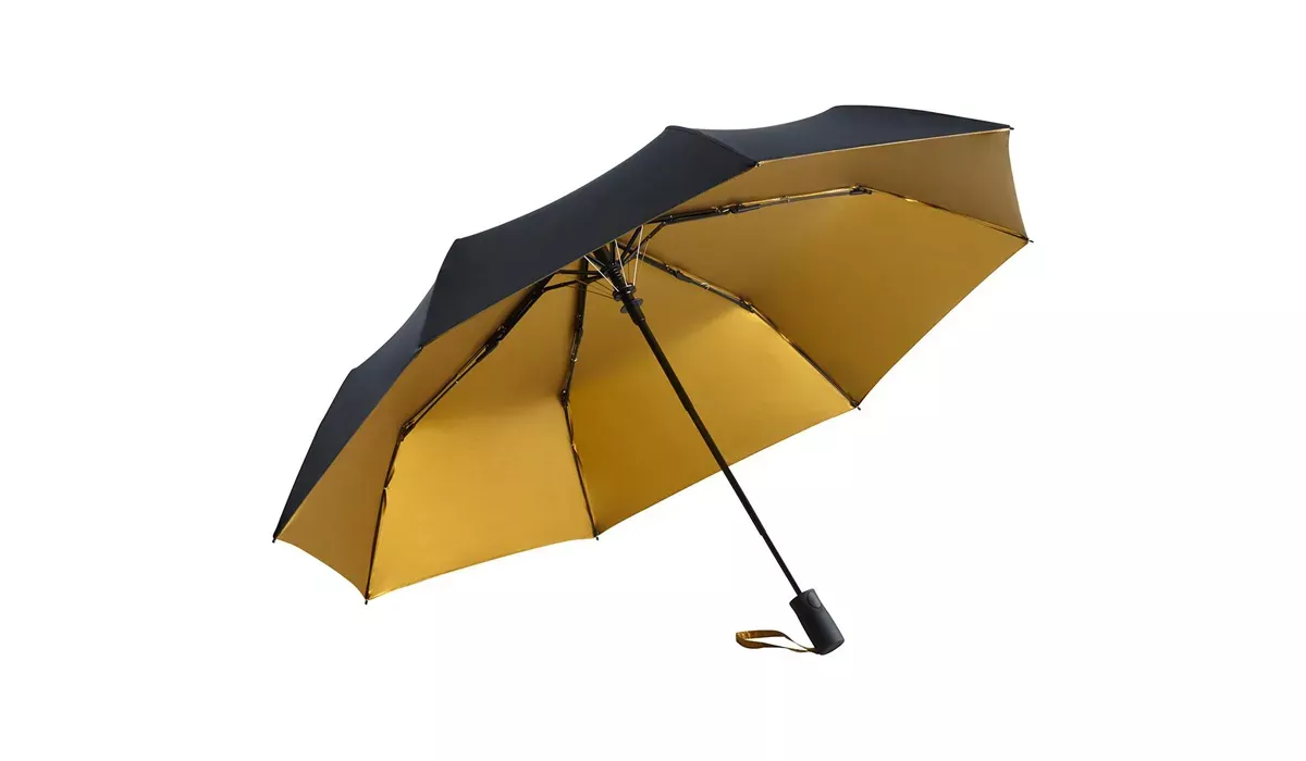 AC-Mini-Taschenschirm FARE®-Doubleface - schwarz/gold