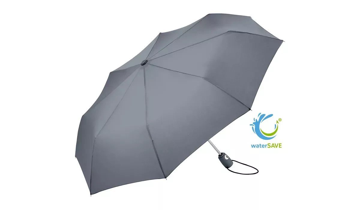 Mini-Taschenschirm FARE® AOC - grau wS