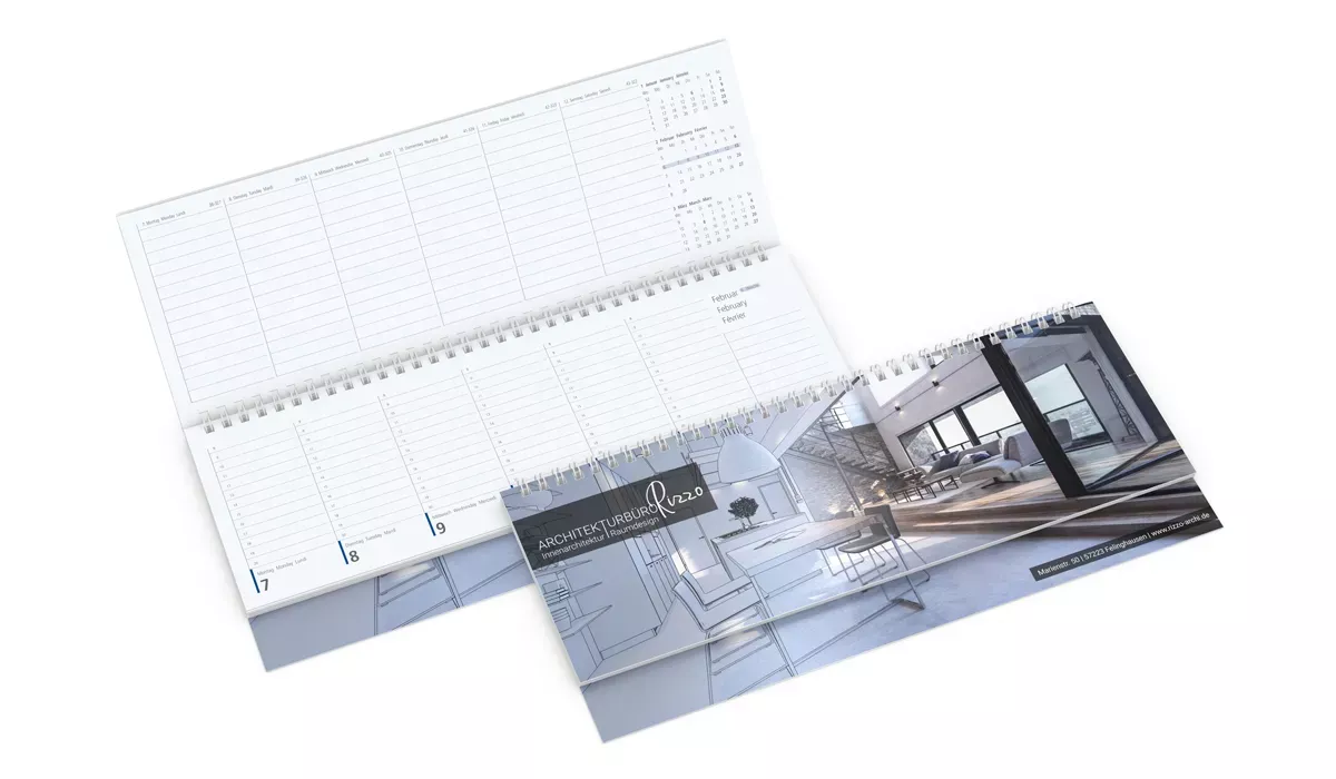 Table calendar 2027 Compact Appleorganic