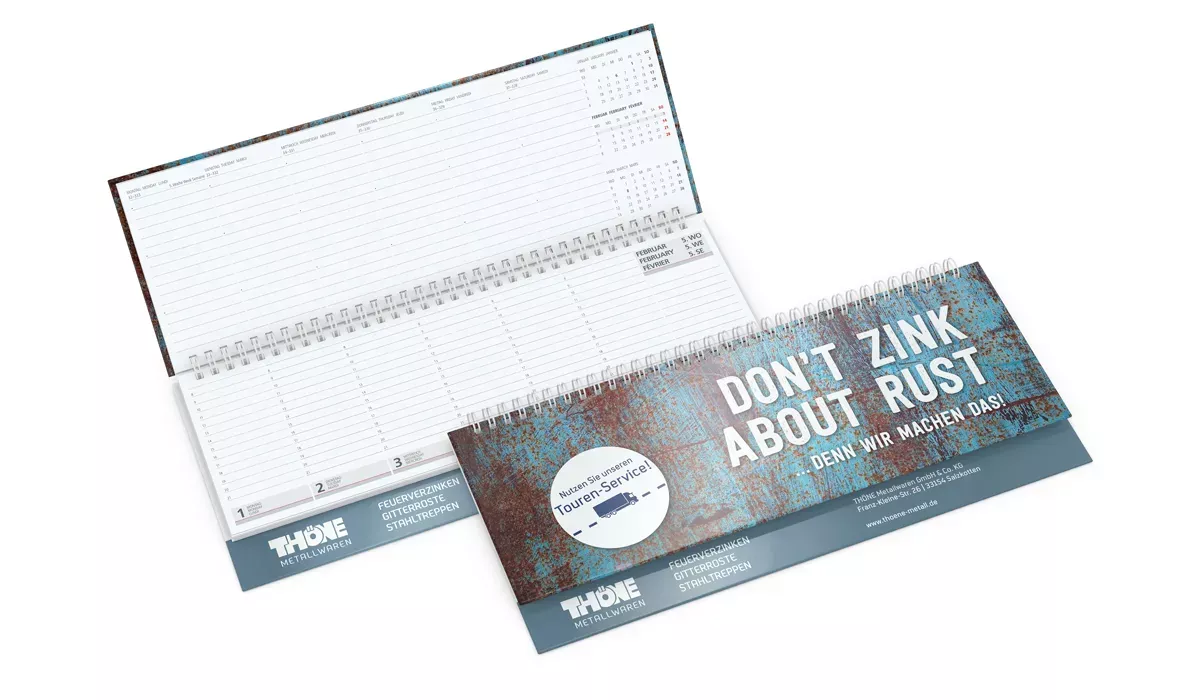 Table calendar 2027 Ideal Appleorganic