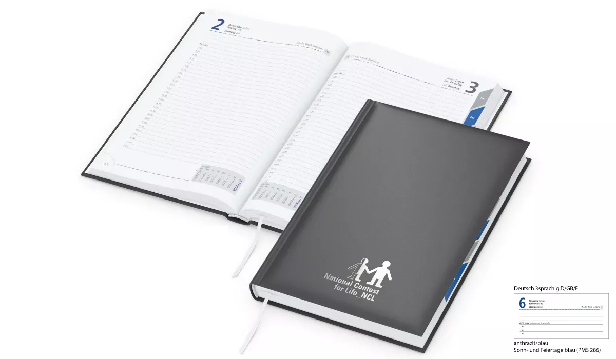 Book Calendar 2027 Manager register Balacron