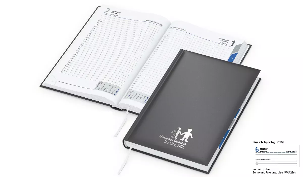 Book Calendar 2027 Manager register Madeira