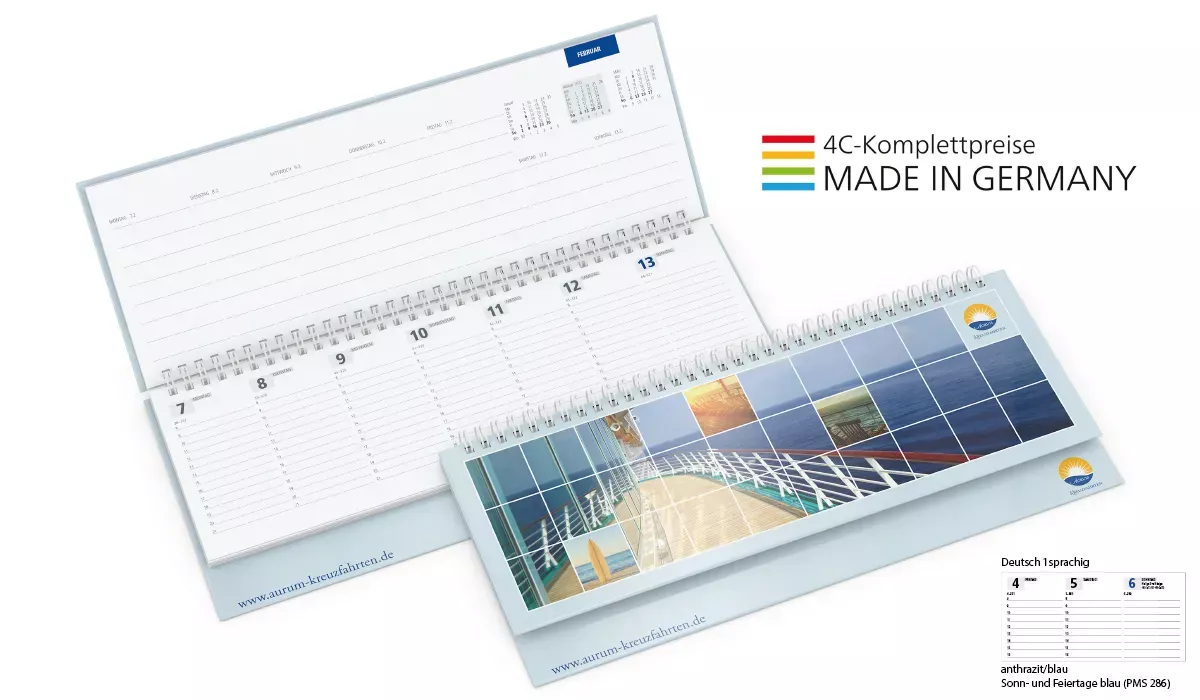 Table calendar 2027 Master Cover-Star including digital printing