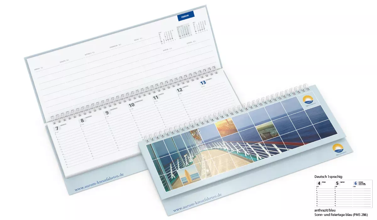 Tischkalender 2027 Master Kunststoff