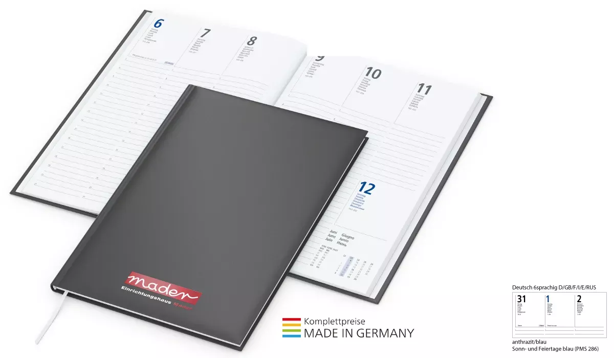 Book Calendar 2027 Media Future including screen printing digital