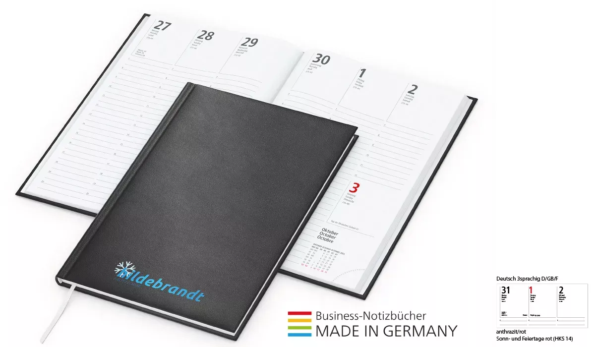 Buchkalender 2027 Prestige Tivoli-Soft