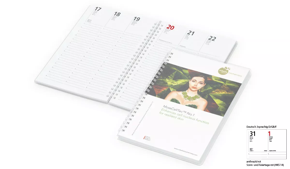 Book Calendar 2027 Prestige Wire-O