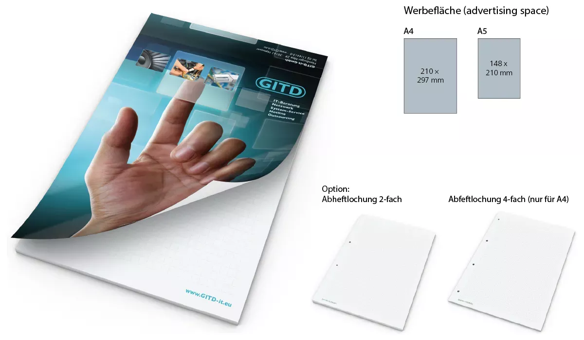 Notepad cover bestseller A4 50 Sheets