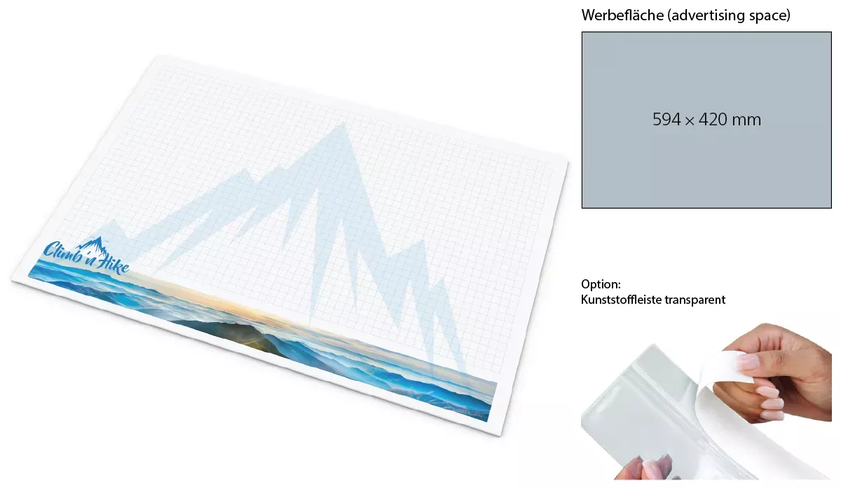 Desk pad 25 sheets